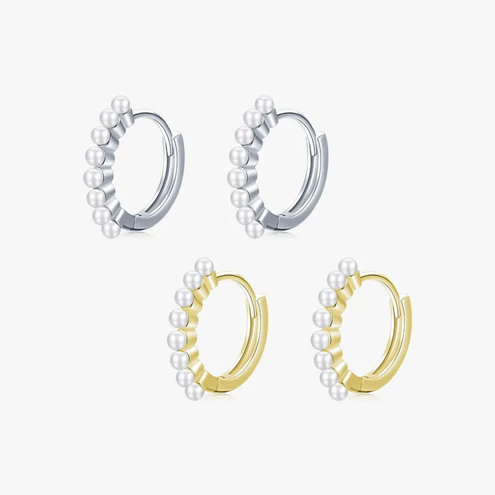 Perla Hoop Earrings